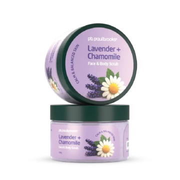Lavender + Chamomile Face and Body Scrub